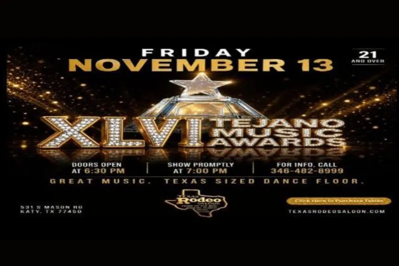 Date and Location For 46th Tejano Music Awards Announced