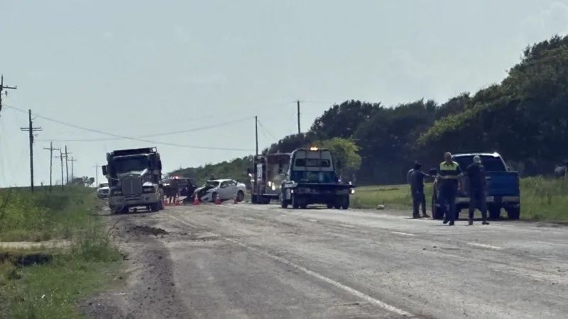 JUST IN: DPS says passenger killed when driver crashes into dump truck near Sea Rim