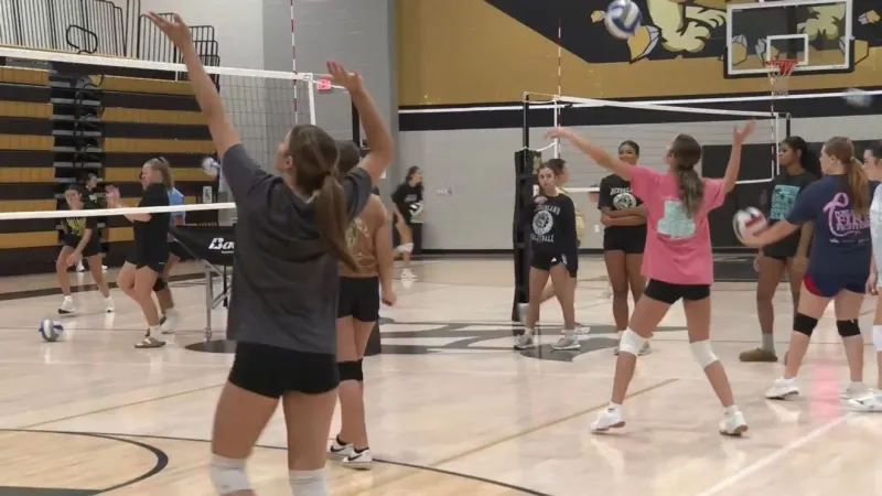 Nederland Volleyball camp helps future lady bulldogs prep for season
