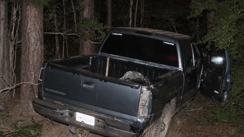 Pickup truck crashes off Highway 96 north of Jasper; driver treated for minor injuries