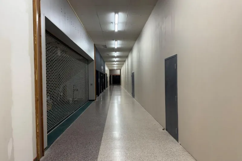 Part Of The Old University Mall Corridor Is Still Open To The Public
