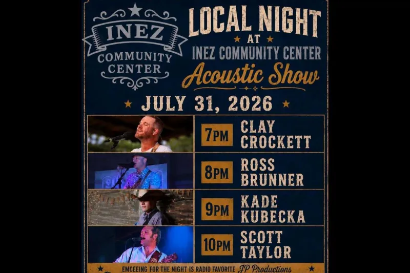 Inez CC To Host Acoustical Show Featuring Hometown favorites