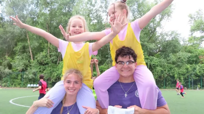 From Texas to Poland: Soccer camp gives Ukrainian refugee children hope beyond the field