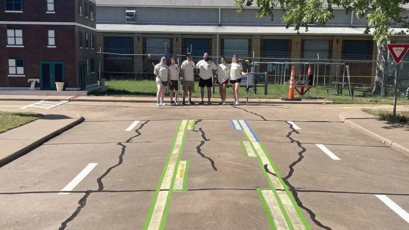 DIG Week volunteers refresh Safety City with new street markings in Abilene