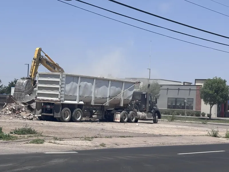 Georgia Street Building Demolished In Amarillo