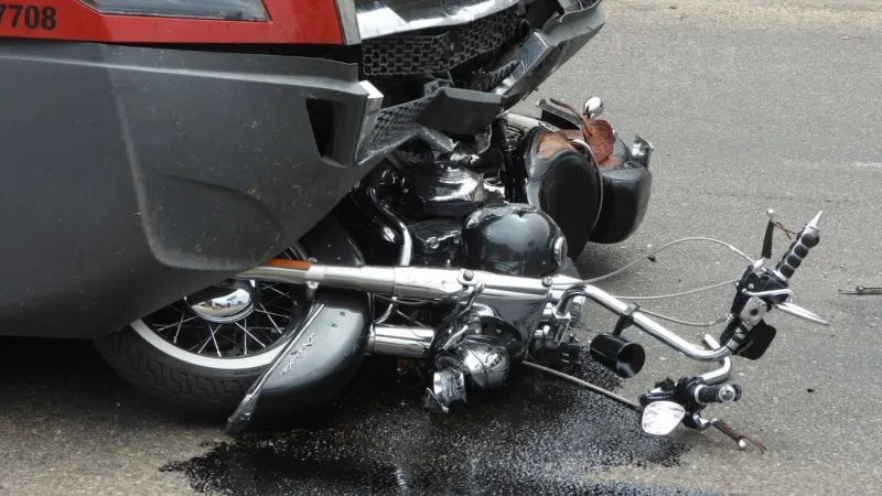 Motorcyclist critically injured after crash with tanker truck