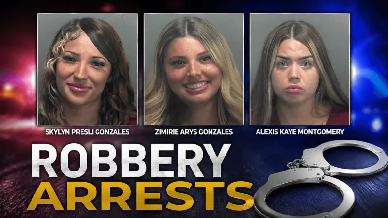 Two sisters, third woman accused of assaulting woman, stealing gold chain