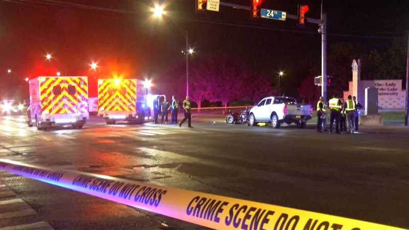 Motorcyclist killed in West Side collision with pickup truck