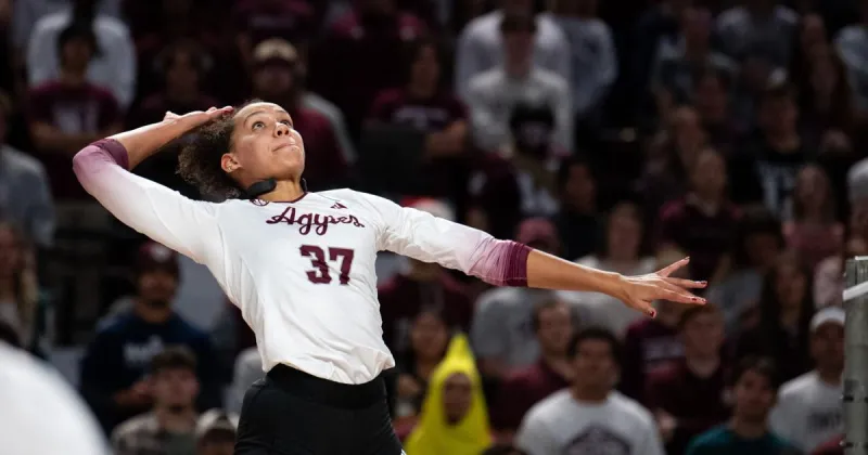 A&M volleyball to have 13 matches on national TV in 2026