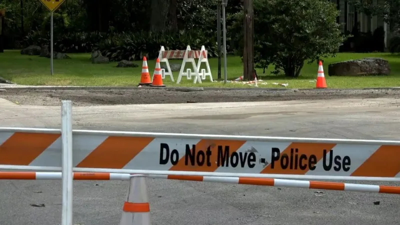 Massive Beaumont sinkhole nearly filled in only days after swallowing pickup truck