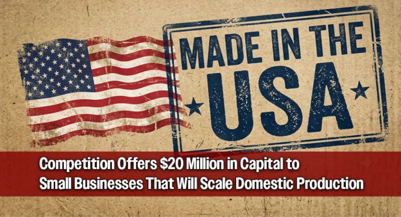 SBA Launches Prize Competition to Fortify U.S. Supply Chains and Manufacturing