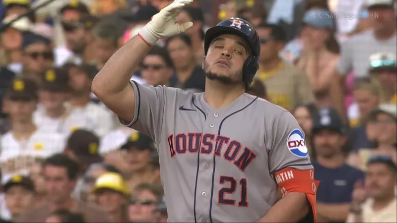 Jackson Merrill's home run helps Padres beat Astros 3-2