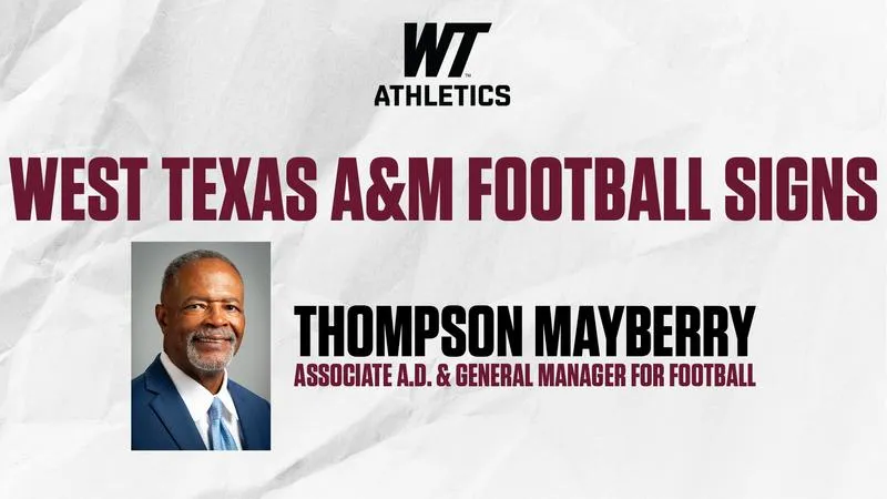 Thompson Mayberry Named Associate A.D. and General Manager for Football