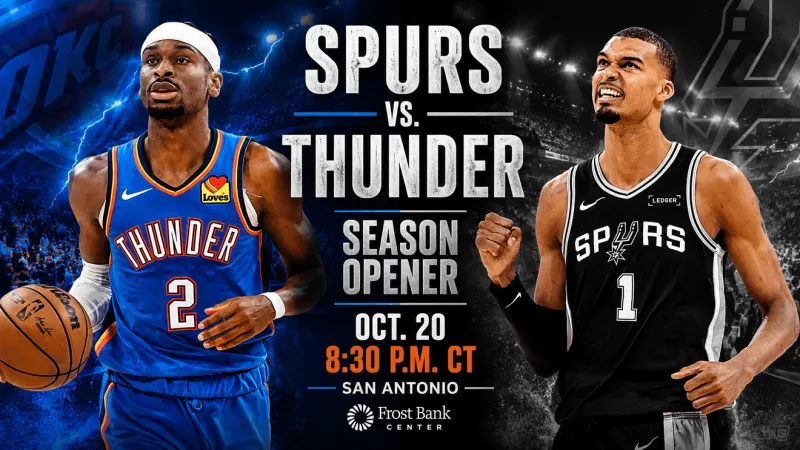 Spurs, Thunder renew budding rivalry in nationally televised season opener