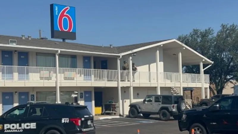 Subject barricaded at Motel 6 taken into custody