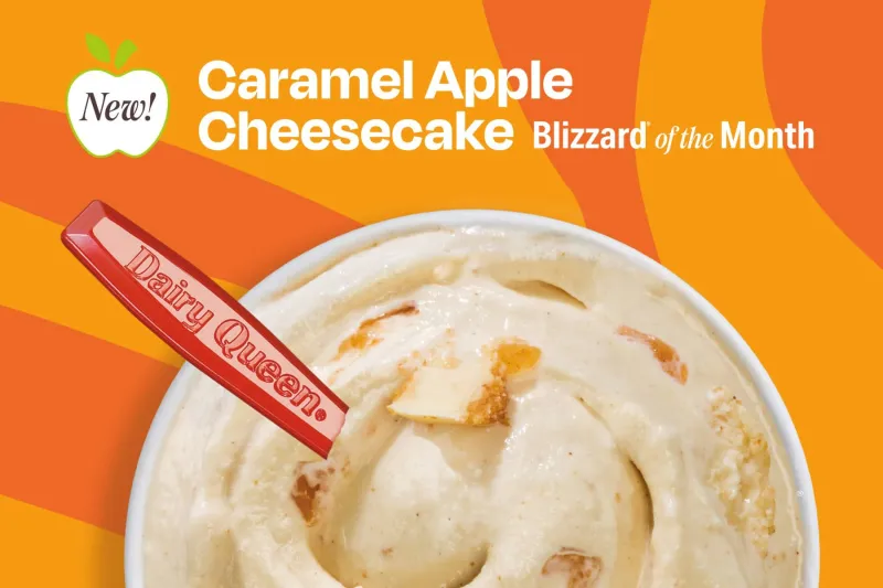 DQ Restaurants in Texas Kick Off Fall Early with the NEW! Caramel Apple Cheesecake Blizzard Treat