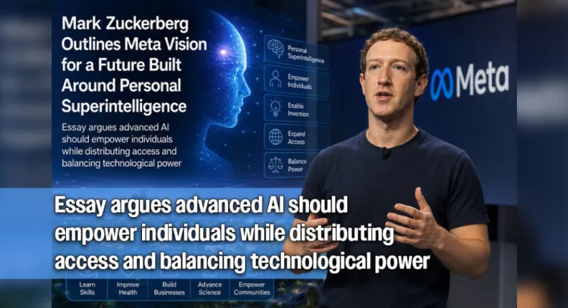 Zuckerberg Outlines Meta Vision for a Future Built Around Personal Superintelligence