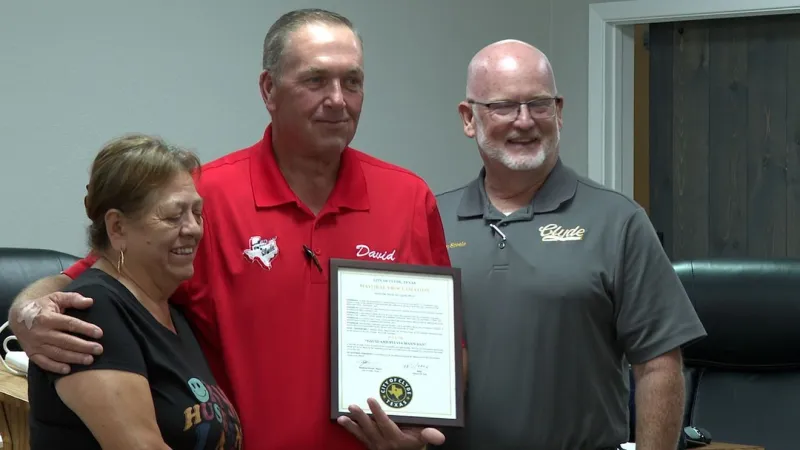 Clyde council honors Manns, declares July 7 David and Sylvia Mann Day at meeting