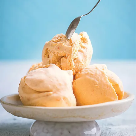 Celebrate summer with homemade peach ice cream