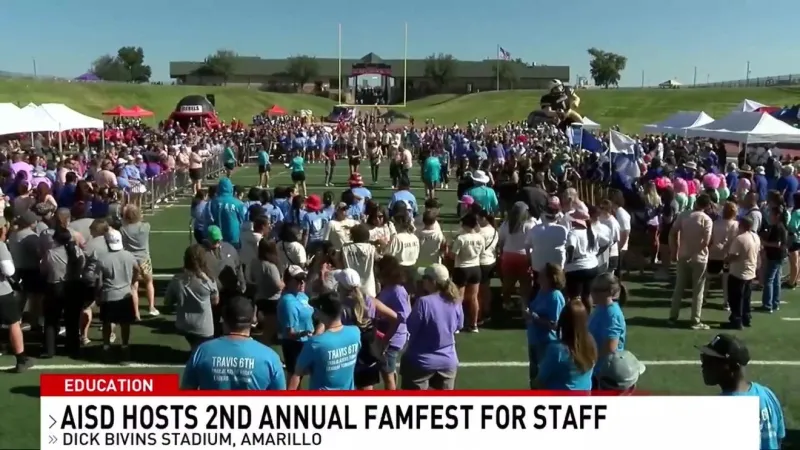 Amarillo ISD holds FAMFEST for staff to celebrate back to school