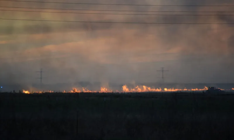 Elevated fire danger today