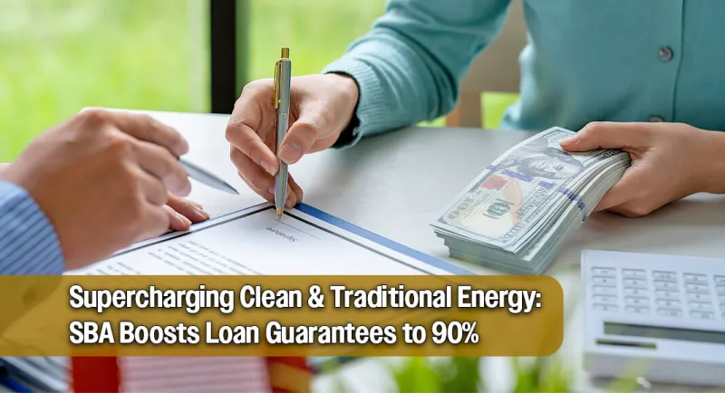 SBA Unveils 90% Federal Guarantee on Energy Sector Loans