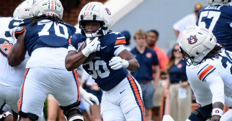 Franklin's Bryson Washington finding his footing in Auburn's backfield