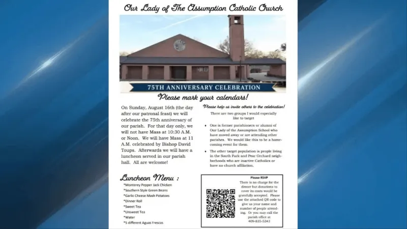 Our Lady of the Assumption celebrates 75 Years as Bishop Toups officiates anniversary Mass