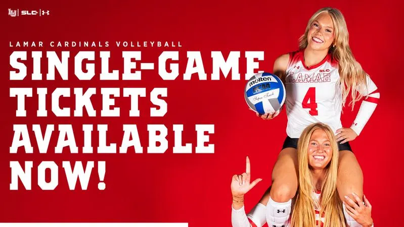 Lamar volleyball single-game tickets now available