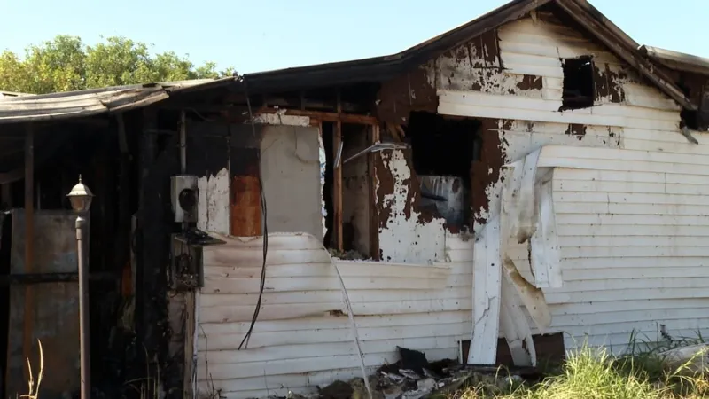 90-year-old safe after early-morning fire destroys home near Noodle