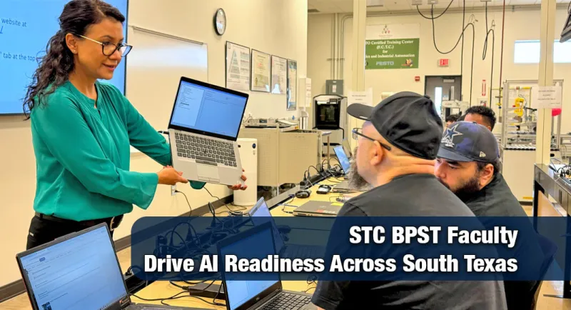 STC's Business, Public Safety and Technology Faculty Mobilize to Prepare Students for an AI-Driven Future