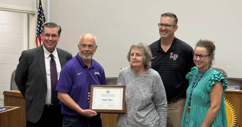LISD board recognizes Harris, adopts tax rate