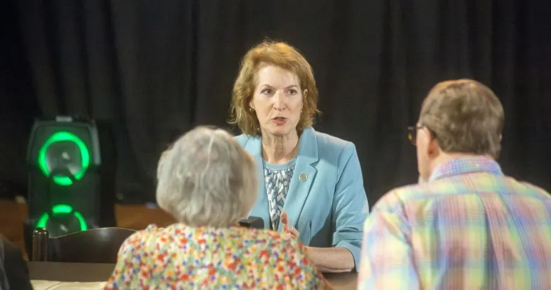 Goodwin touts Texas Cares health policy