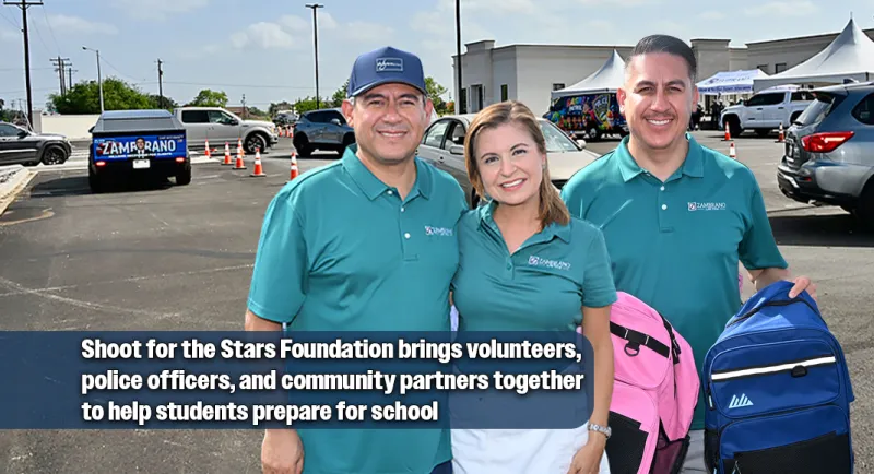 Zambrano Family Backpack Giveaway Marks 8 Years of Community Service