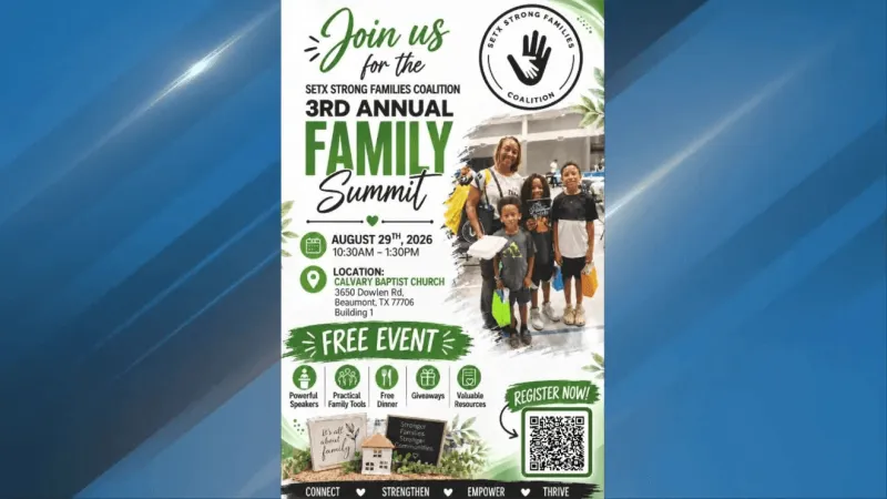 The SETX Strong Families Coalition invites families to 3rd annual Family Summit