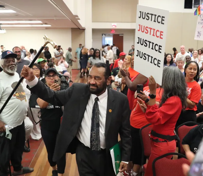 'Always remember': Congressman Al Green hosts slavery remembrance gathering
