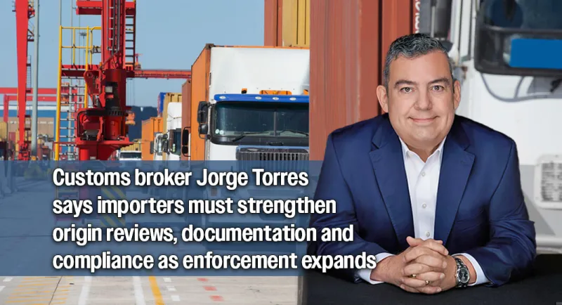 Jorge Torres Says Illegal Transshipment Is Already Occurring Through Mexico and Canada
