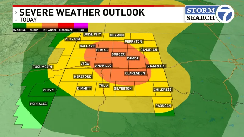 Weather Alert Day: Damaging winds, hail possible Tuesday