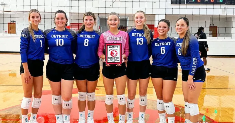Detroit Lady Eagles fly to gold bracket title at Hughes Springs Tournament