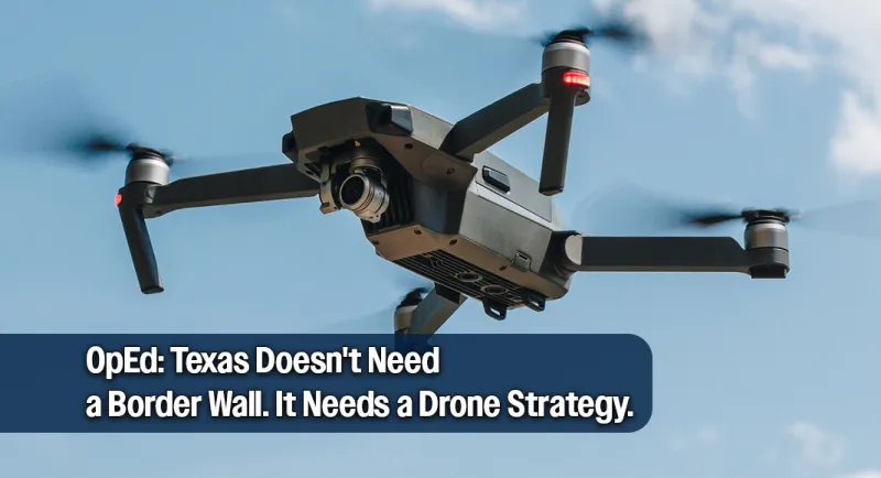 OpEd: Texas Doesn't Need a Border Wall. It Needs a Drone Strategy.