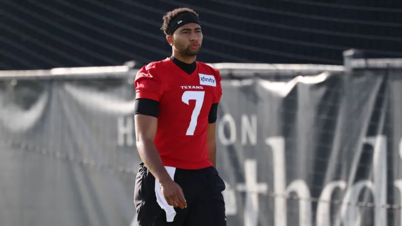 Texans' C.J. Stroud talks new look, improved scrambling ability