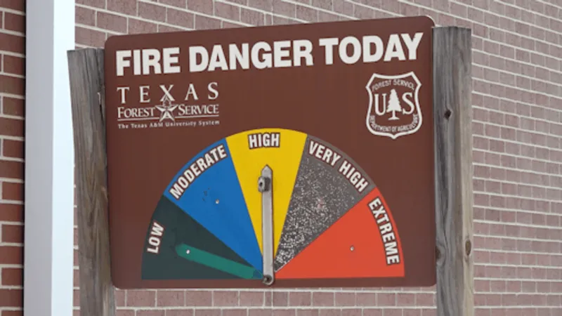 Drought fuels Southeast Texas fire fears