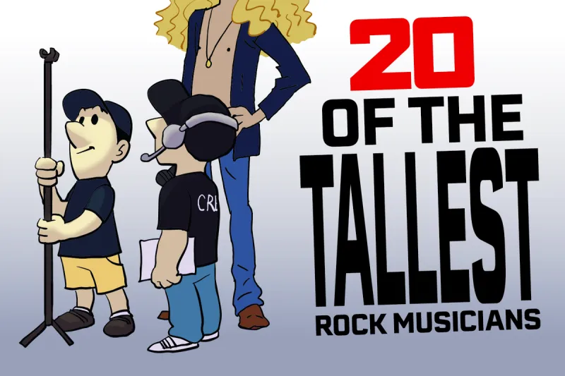 The Tallest Musicians in Rock