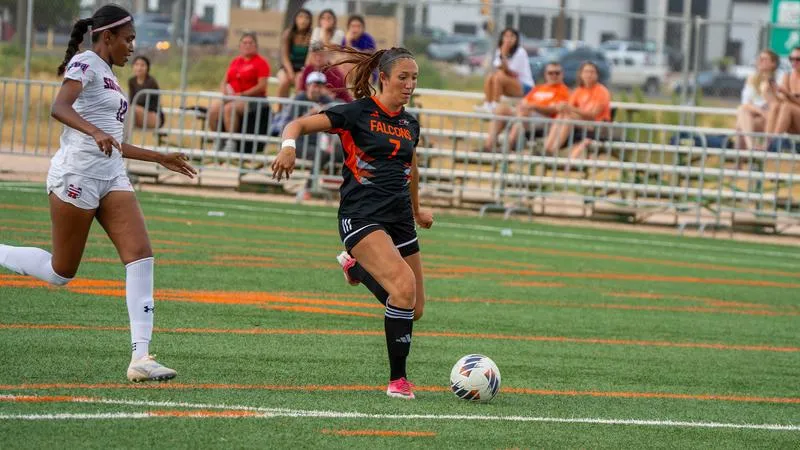 Falcons make it rain on Mustangs