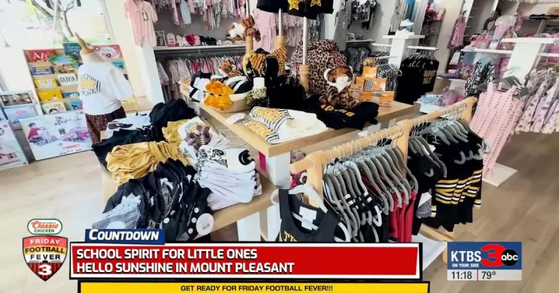 Hello Sunshine Boutique helps East Texas families show their school pride