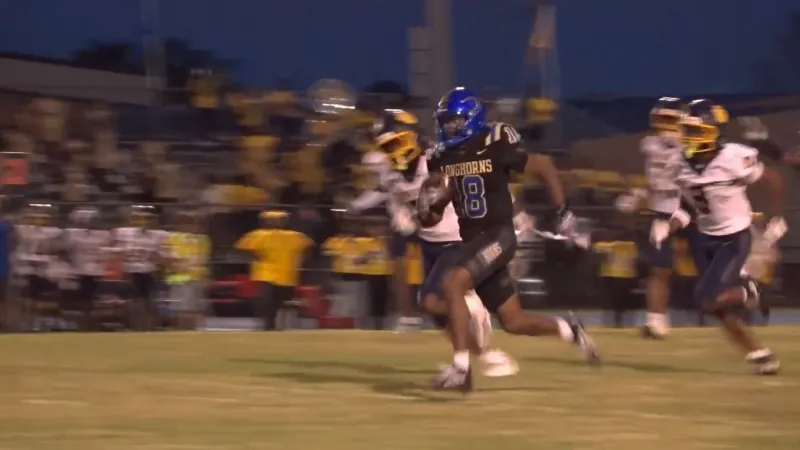 H.S. Football - Week 1 - Non District: Ham-Fannett 35 LaMarque 20 Final