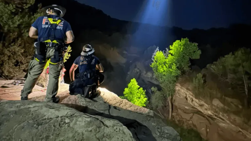 Randall County, Canyon fire crews rescue person after 75-foot fall in Ceta Canyon