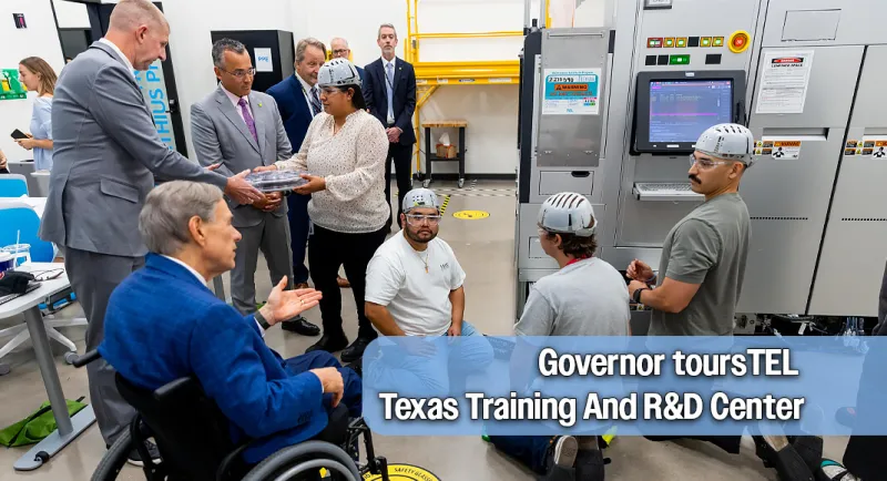 Governor Leads Roundtable At TEL Texas Training And R&D Center