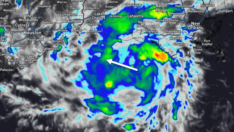 Tropical Storm Edouard forms in Gulf