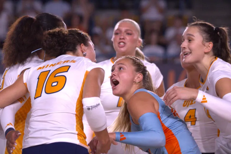 Miners outlast Aggies in five-set thriller